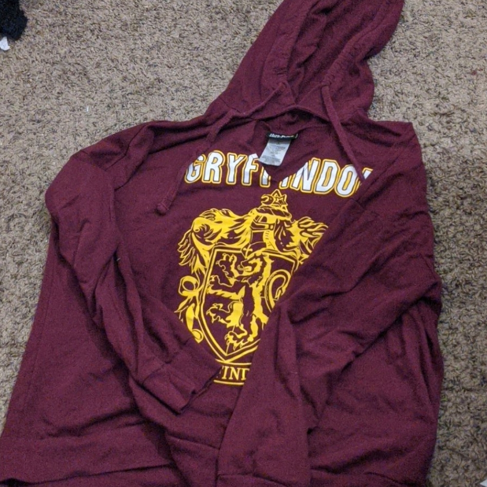 Harry Potter Gryffindor chest cut hoodie